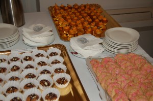 Cookies at the press launch, made in the ASNIMO bakery. Photo: J Edwards
