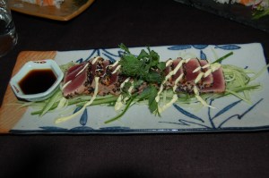 Seared tuna - makes a good starter