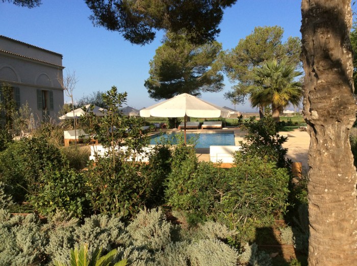 View of one of Fontsanta Hotel's outdoor pools.