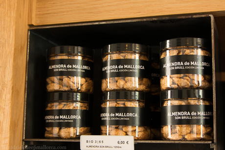 Golden almonds from Mallorca