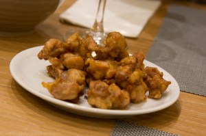 A delicious chicken dish - but not in tempura.