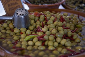 Green olives.