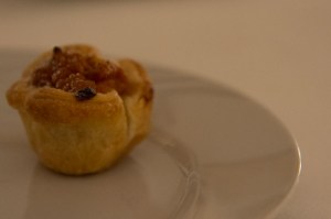 Couldn't resist a little pumpkin tartlet too . . . 