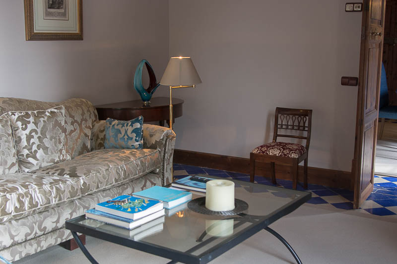 Sitting room in suite at Gran Hotel Son Net