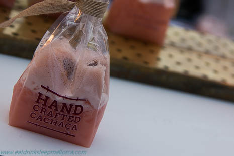 Rafa's delicious concoction contained strawberries, coconut, lime, and the Brazilian distillation Capucana Cachaça.