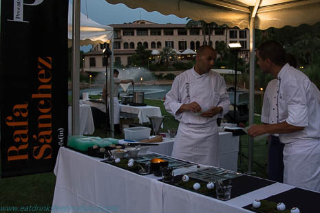 Rafa, left, is from Michelin-starred Es Fum at St Regis Mardavall Mallorca Resort