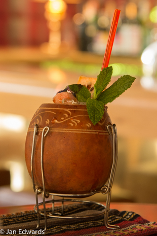 Tequila cocktail at Brassclub