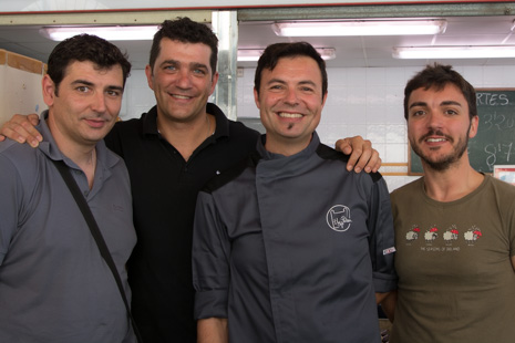 The team behind El Palau's tapas