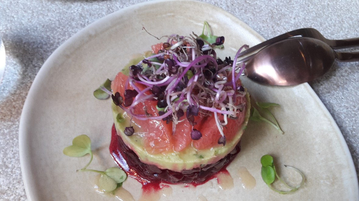 Beetroot tartar at Spot