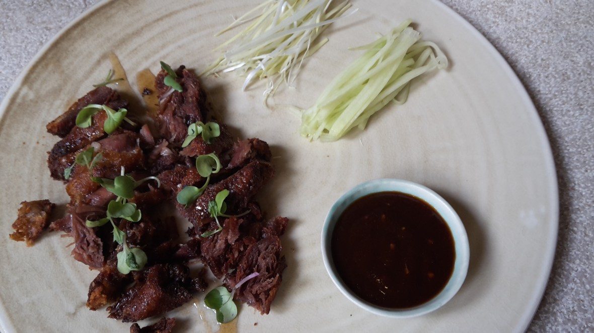 Chinese-style crispy duck