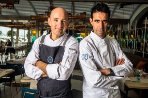 Jerome Rohmer (head chef Baiben) and restaurant owner Fernando P Arellano (of 2-Michelin-starred Zaranda)