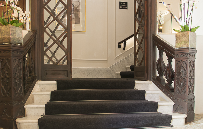 Staircase in Summum Prime Boutique Hotel