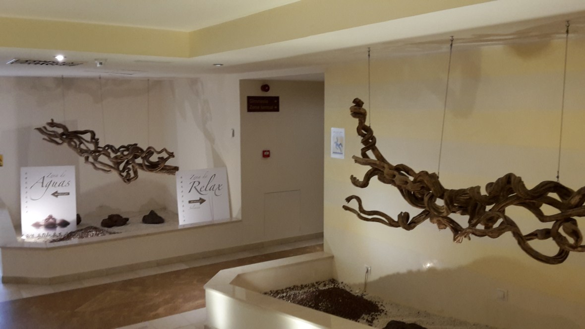 Spacious reception area in the Spa