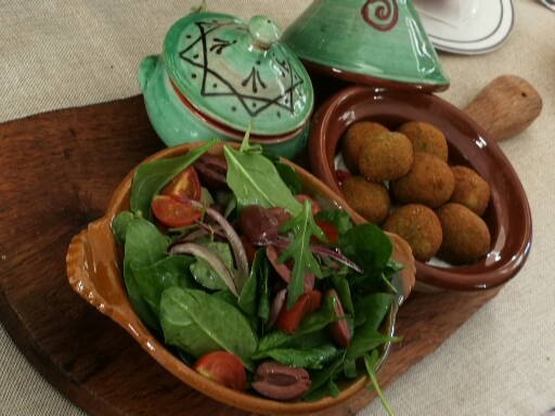Falafel with salad