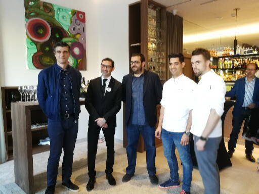 Cocktail launch photocall