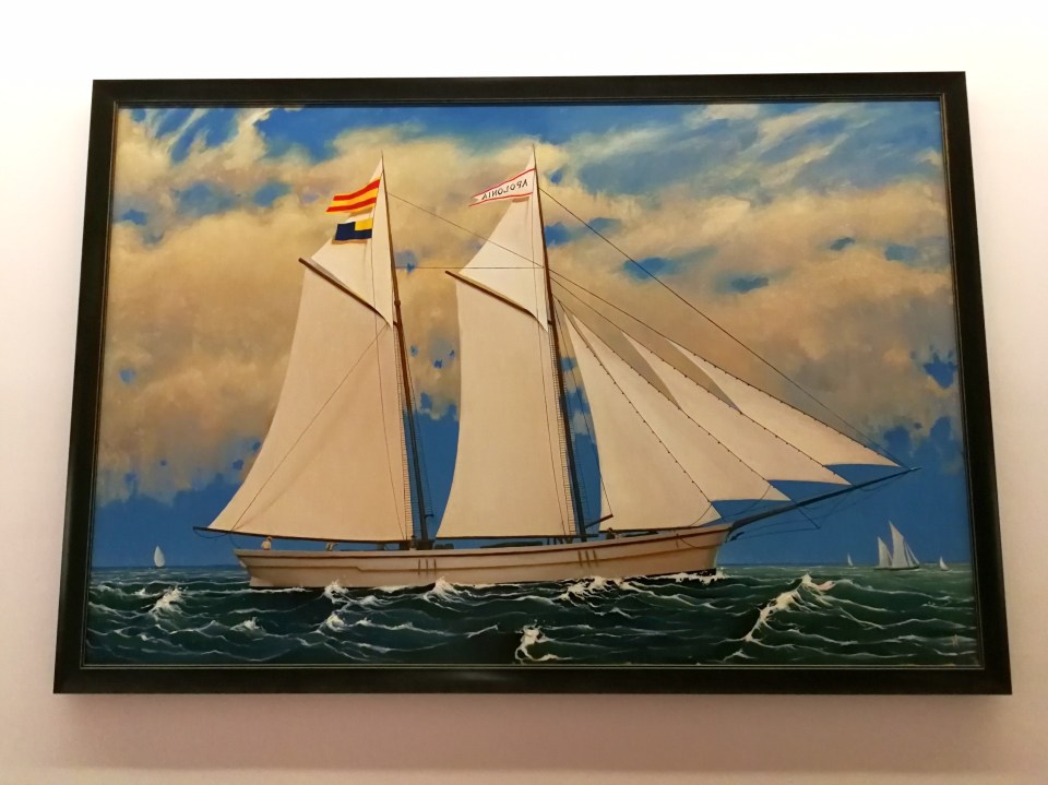 The ship Apolonia at Can Mostatxins