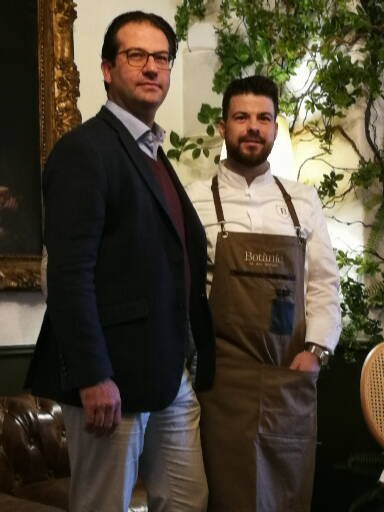 Giovanni Merello (l) and Andres Benitez (r)