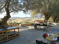 View from terrace of Finca Serena