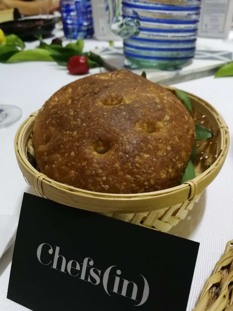 Basket of David Moreno's bread