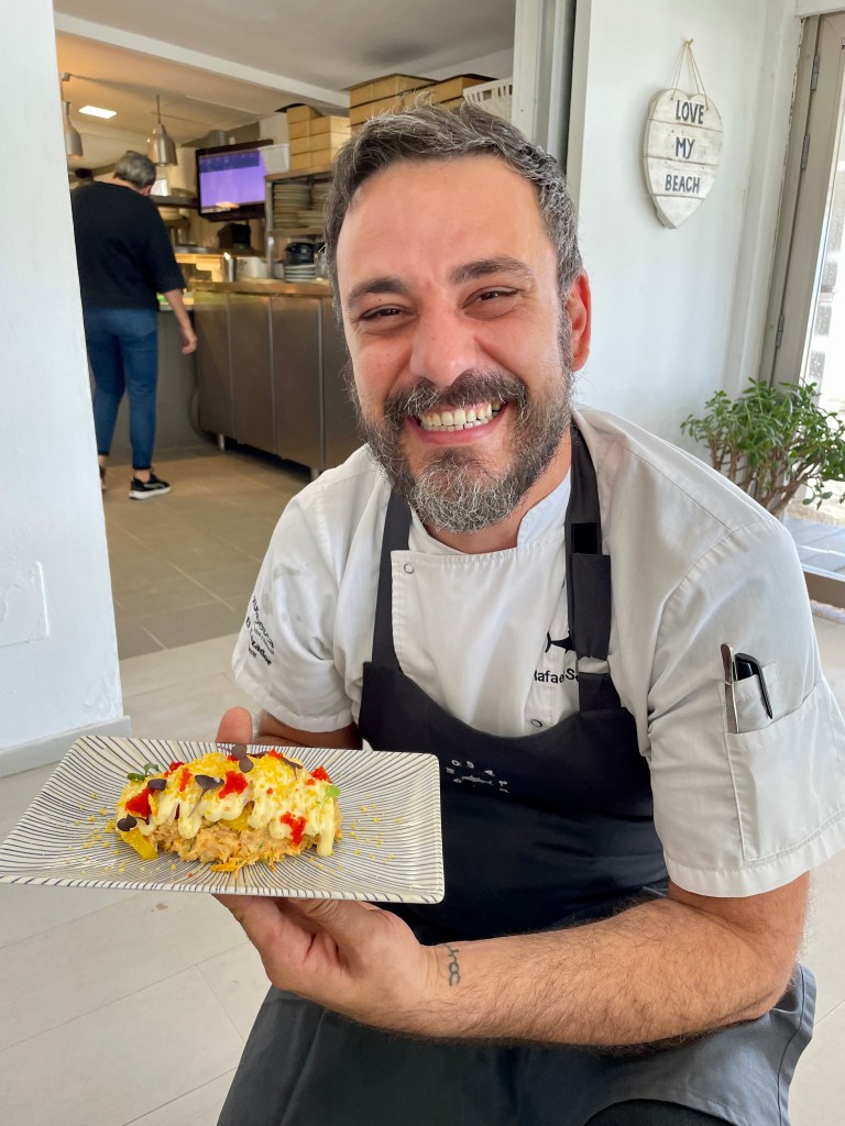 Rafael Serrano, chef at Ponderosa Beach
